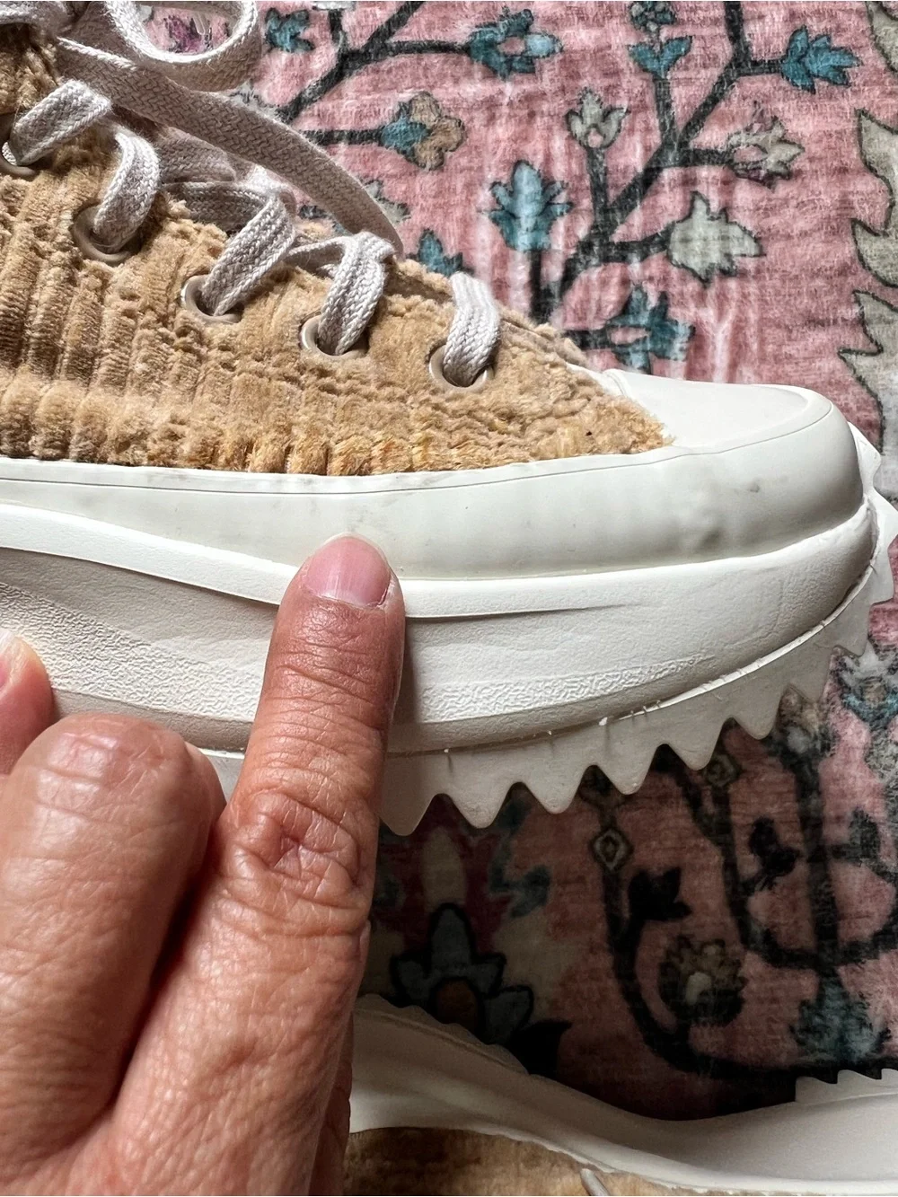 Converse Run Star Hike Shoes Corduroy Platform